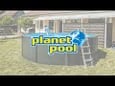 PLANET POOL samostoječ bazen KIT 460 Vision Antracit 460x120 cm 2087