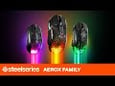 STEELSERIES brezžična optična gaming miška Aerox 5