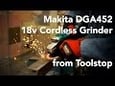 MAKITA akumulatorski kotni brusilnik DGA452Z 18V 115mm