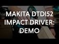 MAKITA DTD152Z akumulatorski udarni vijačnik 18 V 165 Nm SOLO