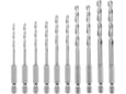 Einhell Set burgija za metal HSS 4241 E6.3 - 1/4" 2 - 6.5 mm S-Case 10 kom