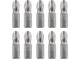 Kwb Bit PH2 25mm Ind. Čelik - 10 kom 1/4" C 6.3 prihvat - TQ 60