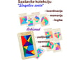 Grat Društvena igra za razvoj od drveta Slagalica Puzzle Arhimed