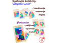 Grat Društvena igra za razvoj od drveta Slagalica Puzzle Pentamino