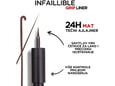 L'Oreal Paris Ajlajner Infaillible Grip 24h Matte Liquid Liner 03 Marron
