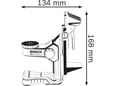 Bosch Univerzalni držač BM1 + štipaljka 0601015A01