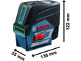 Bosch Linijski laser GCL 2-50 CG 0601066H00