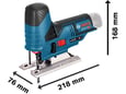 Bosch Akumulatorska ubodna testera GST 12V-70 06015A1005