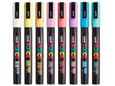 Uni Set PC-3M Posca 0.9-1.3mm 8 kom pastelne boje