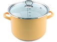 Fackelmann Lonac+stakleni poklopac 22cm emajl 5.5l
