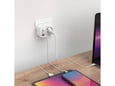 Hama Strujni adapter 1xUSB-C, 2x USB-A 1x uzemlj. 20W PD