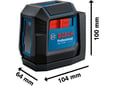 Bosch Linijski laser GLL 12-22 0601065220