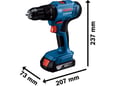 Bosch Akumulatorska udarna bušilica-odvrtač GSB 183-LI 06019K9101