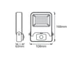 Ledvance LED Reflektor Flood senzor 10W 4000k