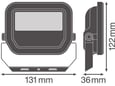 Ledvance LED Reflektor FL PFM 10W 6500K SYM 100