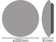 Ledvance LED Plafonjera senzor pokreta 25cm 13W 4000K IP44