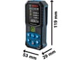 Bosch Laserski daljinomer GLM 50-27 CG 0601072U00