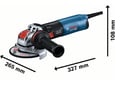 Bosch Ugaona brusilica GWX 14-125 S 06017D2100