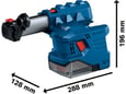 Bosch Integrisani usisivač GDE 12 1600A02BV9