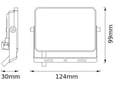 Ledvance Osram Floodlight reflektor LUX 30W 3000K IP65