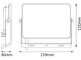 Ledvance Osram Floodlight reflektor LUX 50W 4000K IP65
