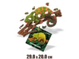 Wood Magic Slagalica od drveta Puzzle Kameleon 140 delova