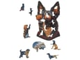 Wood Magic Slagalica od drveta Puzzle Ovčar sa naočarima 116 delova
