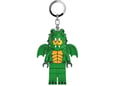 LEGO Minifigure Privezak za ključeve sa svetlom: Devojka u kostimu zelenog zmaja