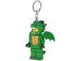 LEGO Minifigure Privezak za ključeve sa svetlom: Devojka u kostimu zelenog zmaja