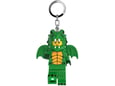 LEGO Minifigure Privezak za ključeve sa svetlom: Devojka u kostimu zelenog zmaja