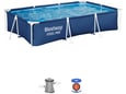 Bestway Bazen Četvrtasti Steel Pro 300x201x66cm Set sa metalnom konstrukcijom