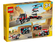 Lego Kamion s ravnom platformom i helikopterom 31146