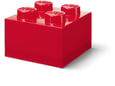 LEGO Kutija za odlaganje sa poklopcem 4: Svetlucavo crvena