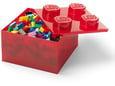 LEGO Kutija za odlaganje sa poklopcem 4: Svetlucavo crvena