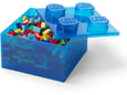 LEGO Kutija za odlaganje sa poklopcem 4: Svetlucavo plava