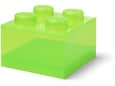 LEGO Kutija za odlaganje sa poklopcem 4: Svetlucavo svetlo zelena