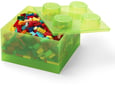 LEGO Kutija za odlaganje sa poklopcem 4: Svetlucavo svetlo zelena