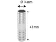 Carmotion Metalni nastavak creva Fi14mm