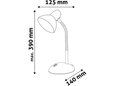 Avide Stona lampa Basic Simple E27 40W