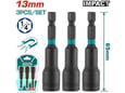 Total alati Set udarnih magnetnih usadnhi nastavaka HEX 13mm, dužina 65mm