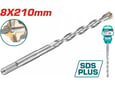 Total alati SDS plus burgija 8 X 210mm,krstasti vrh