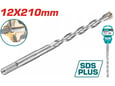 Total alati SDS plus burgija 12 X 210mm,krstasti vrh