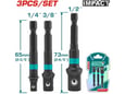 Total alati Set adaptera za šrafilicu na gedore 1/4", 3/8", 1/2"