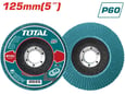 Total alati Lamelni brusni disk 125mm za metal P60 zirconium