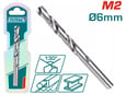 Total alati Brušena burgija HSS M2 6mm