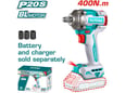 Total alati Udarni odvijač Li-ion BL 1/2",20V, 400Nm