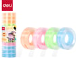 Deli Selotejp neon 12mmx30Yx38mm Set 1/12 EA690