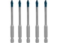 Bosch Set burgija HEX-9 HardCeramic 5 mm 5/1 Expert 2608900598