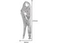 Deli Grip klešta 220mm EDL2001
