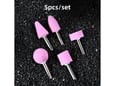 Deli Brusni kamen set 5kom Roze EDH-ZMT006